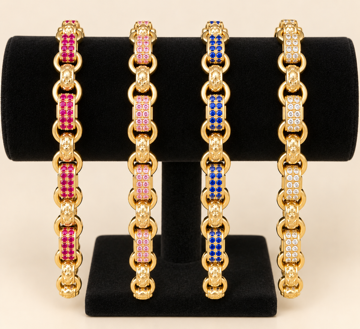 Gypsy link bracelet - 8.5” 9mm