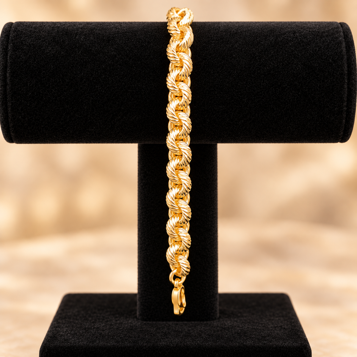 Patterned Belcher Bracelet – 8.5” 8.5mm