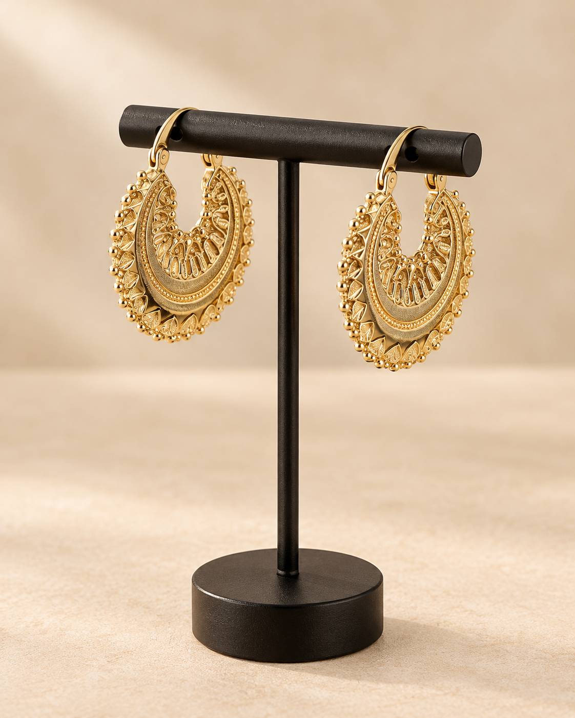 Vintage Creole Earrings – 30mm